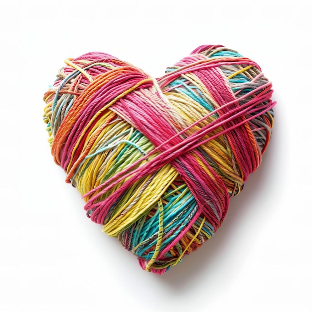 rôzne farby priadze a detail výšivky